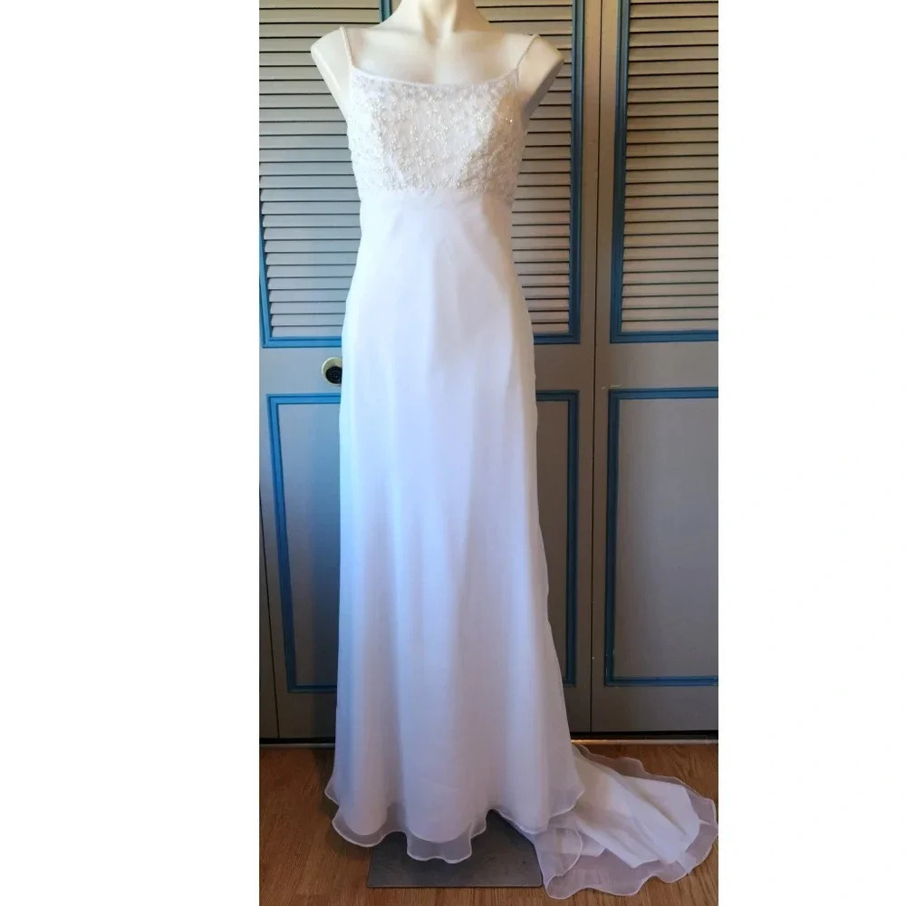 Mori Lee White Wedding Dress